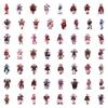 Original 60 piezas de pegatinas Devil Lolita bidimensionales creativas decorativas para cuaderno papelería material para diario de viñetas pegatinas al por mayor