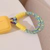 Corda de mão trançada de combinação de cores adequada para capa de celular, corrente pendurada, corda de celular portátil, pulseira de corda, contraste de cor portátil, personalizada, anti-perda