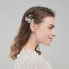 2025 Yiwu Aleación Galvanizada Clip de Resorte para Peinado Diario de Mujer Coreano Dulce Accesorios para el Cabello Pasador Antideslizante Duradero