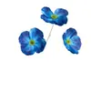 Flores Artificiais de Papoula de Seda com 3 Cabeças para Decoração de Corredor de Salão de Casamento, Decoração Suave, Flores Artificiais, Atacado em Estoque