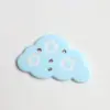 Nuevos accesorios de dibujos animados con forma de nube con diamantes, funda de teléfono linda estilo ins, kit de material de pegamento de crema, pasadores decorativos para el cabello, dijes para zapatos