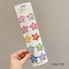 Pinzas para el cabello infantiles de moda con forma de estrella, versátiles y no dañan el cabello, juego de pasadores para arreglar mechones sueltos y flequillo, accesorios para el cabello para niñas