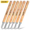 Cuchillo para Tallar de Charcutería Cuchillo de Bolsillo para Cortar Papel Hecho a Mano Talla de Papel Talla de Goma Talla de Madera Cuchillo de Bolsillo Especial para Tallar