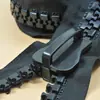 No. 5 Cremalleras de Resina Personalizadas para Ropa Chaqueta Chaqueta de Plumas Ropa de Trabajo Diente Grueso Cremallera de Plástico de Apertura Única Fabricante