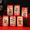 Novos Envelopes Vermelhos Criativos Estilo Chinês para o Ano Novo de 2027 com Tendência Nacional e Animais Auspiciosos, Pacotes Vermelhos Universais para o Ano Novo