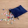 Bolsa de Joyería Personalizada, Pendientes y Anillos, Bolsa de Terciopelo, Bolsa de Almacenamiento con Bolsillo de Cordón, Logo Imprimible