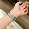 Bienes de Fábrica de Alta CalidadNuevo Modelo Pulsera de Gato Hello Kitty con Buenos Deseos, Pulsera de Plata Chapada con Gato Kt Sólido Estilo Vintage