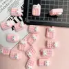 Acessórios de unha em miniatura de desenho animado de animais, presilhas de cabelo, brincos, acessórios de árvore para dedos DIY feitos à mão, tamancos, transfronteiriço