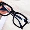 20243 Nuevas Gafas con Montura Negra Artefacto Sencillo Estudiante Montura Anti-Luz Azul Ciber Rojo Anti-Luz Azul Moda Gafas para Estudiantes