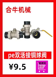 PE双活接铜球阀198-266