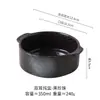 Tazón de sopa de cerámica con dos asas Tazón pequeño para hornear en horno Tazón para ensalada casero Tazón para postre Tazón tipo nido de pájaro Tazón para guisos