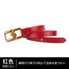 Venta Caliente Nuevo de Moda Hebilla de Cadena Gancho Cuero de Vaca Cinturón Decorativo para Mujeres con Cortavientos Jeans Cinturón de Cuero Genuino Venta al por Mayor