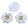 3cm10 plus broca flores de tecido pequenas multicamadas flor costurada à mão acessório decorativo para vestuário e adereço de cabeça materiais DIY feitos à mão