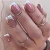 Pegatinas Europeas y Americanas Más Vendidas Sexys Dulces y Frescas para Uñas Parches Sencillos para Uñas Postizas Productos Terminados Venta al por Mayor Exportación Uñas Portátiles