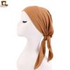 Chapéu Hijab de Pano Elástico de Camada Dupla para Homens e Mulheres Chapéu Pirata Hijab Hip-Hop JDT-29