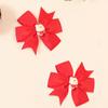 Nova Presilha de Cabelo Fofa de Bebê para o Natal Headwear Simples Hexágono Laço Acessórios de Cabelo Infantis Acessórios de Desenho Animado Combinação