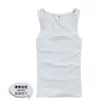 Jx Chaleco Cuadrado para Hombre Algodón Puro Verano Ajustado Fitness Deportes Camiseta Interior Chaleco sin Mangas Ajustado para Hombre