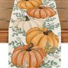 Nuevo camino de mesa de otoño de Amazon, calabaza de Halloween, crisantemo, camino de mesa de otoño, decoración para el hogar, la sala de estar, el comedor, la mesa de fiesta