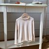 Conjunto de Otoño Estilo Coreano para Niñas, Camiseta de Manga Larga con Bordes Fruncidos para Niños, Adecuada para Primavera y Otoño