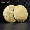 Punto Xizang Palacio de Potala Zona Escénica Monedas de Oro Conmemorativas Fabricación Atracciones Turísticas Souvenirs Regalo Wholesale Colección