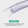 Tubo de Manguera de Acero y PVC en Stock, Tubería de Plástico Transparente, Tubería de Aceite para Bomba de Agua Engrosada, Tubo de Vacío de Alta Presión, Tubería de PVC Resistente a la Temperatura y a las Heladas