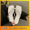Sandalias Chanclas de Dedo de Verano 2026 Nuevo Diseño Simple Versátiles Correa Fina para Mujer Uso en Exteriores Chanclas para Mujer