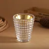 Incensário Árabe Transfronteiriço Porta-Velas de Aromaterapia de Vidro Cristalizado Artesanato Estilo Baccarat Oriente Médio Mais Vendido
