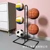 Rack de Basquete de 6 Camadas Novo Modelo Transfronteiriço, Rack de Basquete de 5 Camadas, Rack Organizador Simples de Armazenamento e Exibição, Estrutura de Basquete