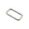 Hebilla cuadrada de alambre de metal accesorios de ferretería para equipaje hebilla rectangular hierro niquelado acero inoxidable boca rectangular hebilla de hierro al por mayor