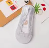 Meias Finas de Renda Invisíveis Meias Cano Baixo Onduladas Verão Novas Meias Curtas Femininas Boca Rasa Antiderrapantes Confortáveis Sem Calcanhar