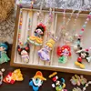Colar Infantil com Pingente de Personagem de Desenho Animado Fofo, Acessório Decorativo Colorido com Contas para Meninas, Pingente Infantil Transparente