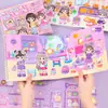 Colección Guía de Atuendos de Nia la Blogger de Moda, Libro de Pegatinas de Juego, Rompecabezas Lindo de Vestir, Decoración de Libro Silencioso