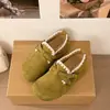 Sapatos femininos estilo Birkenstock, com sola grossa, que aumentam a altura, totalmente fechados, coleção outono/inverno 2026, sapatilhas de calçar, estilo coreano, sapatos femininos super versáteis e da moda