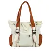 Bolsa Cruzada de Viajero de Gran Capacidad Personalizada por el Fabricante con Color Contrastante, Bolsa para Computadora, Bolso Tote, Bolso de Hombro Portátil Versátil Casual