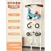 Estante de Almacenamiento para Coches de Juguete Infantiles Sala de Estar Hogar de Pie Sin Taladro Estante para Patineta Bicicleta