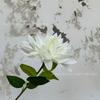 Crisântemo de Garra Grande Simples, Dália Flor Artificial, Decoração de Casamento Flor Falsa, Arranjo de Flor de Seda para Casamento, Pronto para Venda