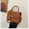 Bolsa Pequena Estilosa Feminina 2024 Nova de Alto Padrão Bolsa de Ombro Transversal Moda Versátil Bolsa Quadrada Pequena Bolsa Feminina de Alto Valor