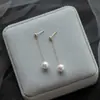 Pendientes Finos con Borlas, Pendientes para Mujer, Pendientes Largos de Perlas de Imitación, Lujo Accesible Diseño de Nicho, Tendencia de Pendientes de Alta Gama para Otoño e Invierno