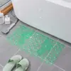 Alfombrilla de Piso de Silicona Masaje Antideslizante Baño Regadera Bañera PVC Forma Irregular Ventosa Alfombrilla para Pies