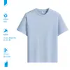 Camiseta de Trabajo de Gama Alta Cuello Redondo Personalizada Holgada para Pareja Manga Corta Corporativa Unisex Camisa Cultural con Bordado Impresión al Aire Doble Cara