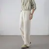 Calça Casual de Luxo Solta de Tamanho Grande para Homens com Tecido Leve e Fluido - Novo Estilo Verão 2026
