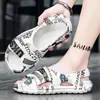 Sandalias de Verano para Hombre para Exteriores con Suelas Blandas para Conducir, Sandalias Deportivas Antideslizantes para Playa