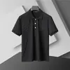 Transfronterizo [Versión Correcta] 26 Camisa Polo de Verano para Hombre de Negocios Estilo Nuevo con Cuello Campana y Mangas Cortas, Estilo Europeo y Americano, Alternativa de Comercio Exterior