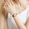 Relógio Feminino, Relógio Pequeno Marrom, Moderno e à Prova d'Água, Novo Modelo 2024, Marca Designer, Simples e Elegante, Tendência Casual Versão Coreana