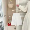 Conjunto de Suéteres Outonais Estilo College para Meninas: Cardigã Tricotado Estiloso com Bordado de Cachorrinho e Calça Versátil de Pernas Largas para Bebês