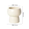 Vaso de Flor de Cerâmica Dehua Vaso para Planta Suculenta Respirável Criativo Ornamentos de Mesa Phalaenopsis Planta Verde Decorativo Vaso de Planta Transfronteiriço