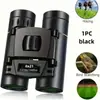Binoculares de Alta Magnificación y Alta Definición, Grado Profesional, Portátiles para Conciertos, Adecuados para Fotografía con Teléfono Móvil, Telescopio de Visión Nocturna con Baja Luz