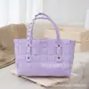 Bolso de Mano Cesta para Perro Salchicha Fresco y Sencillo Bolso Tejido a Mano Cesta de Mano para Vacaciones, Bodas y Celebraciones