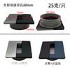 Caixa de Rosqueamento USB de Plástico Dourado Oriental Furo de Rosqueamento Redondo Quadrado Caixa de Rosqueamento Multifuncional de Mesa Caixa de Rosqueamento