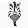 Balão de desenho animado filme de alumínio balão de desenho animado atacado mini cabeça de animal tigre macaco filme de alumínio balão de desenho animado
